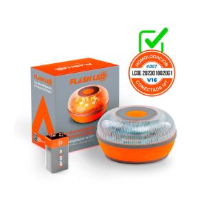 BALIZA DE EMERGENCIA V16 CONECTADA DGT 3.0 FABRICADO EN ESPAÑA